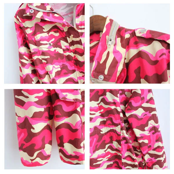 Army Style Leisure Cool Overall Camouflage Outerwear