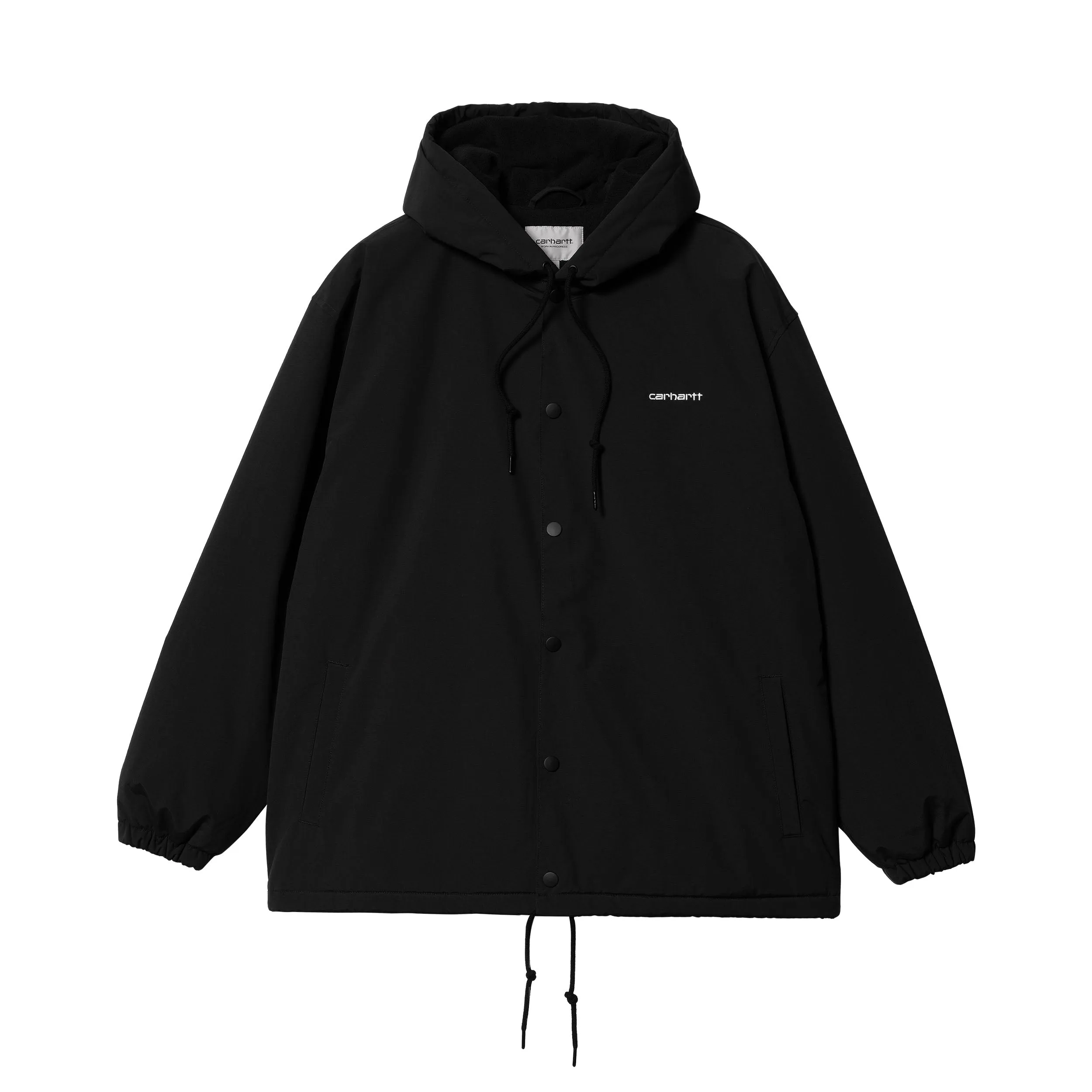Carhartt WIP Hooded Coach Jacket (black/white)
