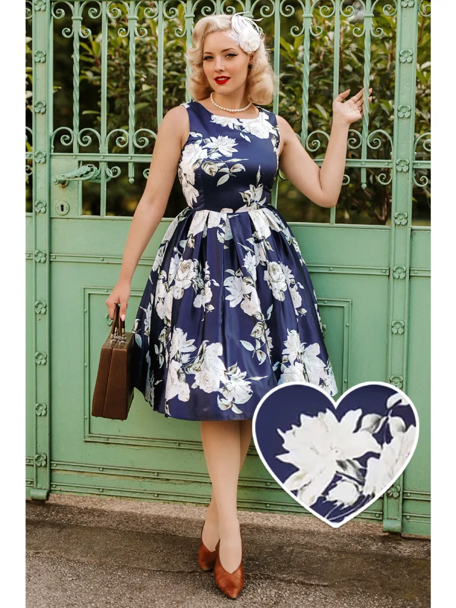 Dolly and Dotty Kleid Annie Navy White Rose