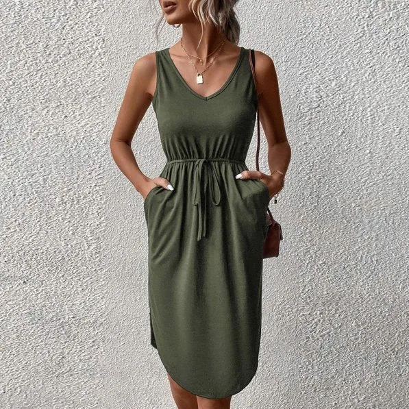 Heidi | Modisches Knopfleiste Minikleid