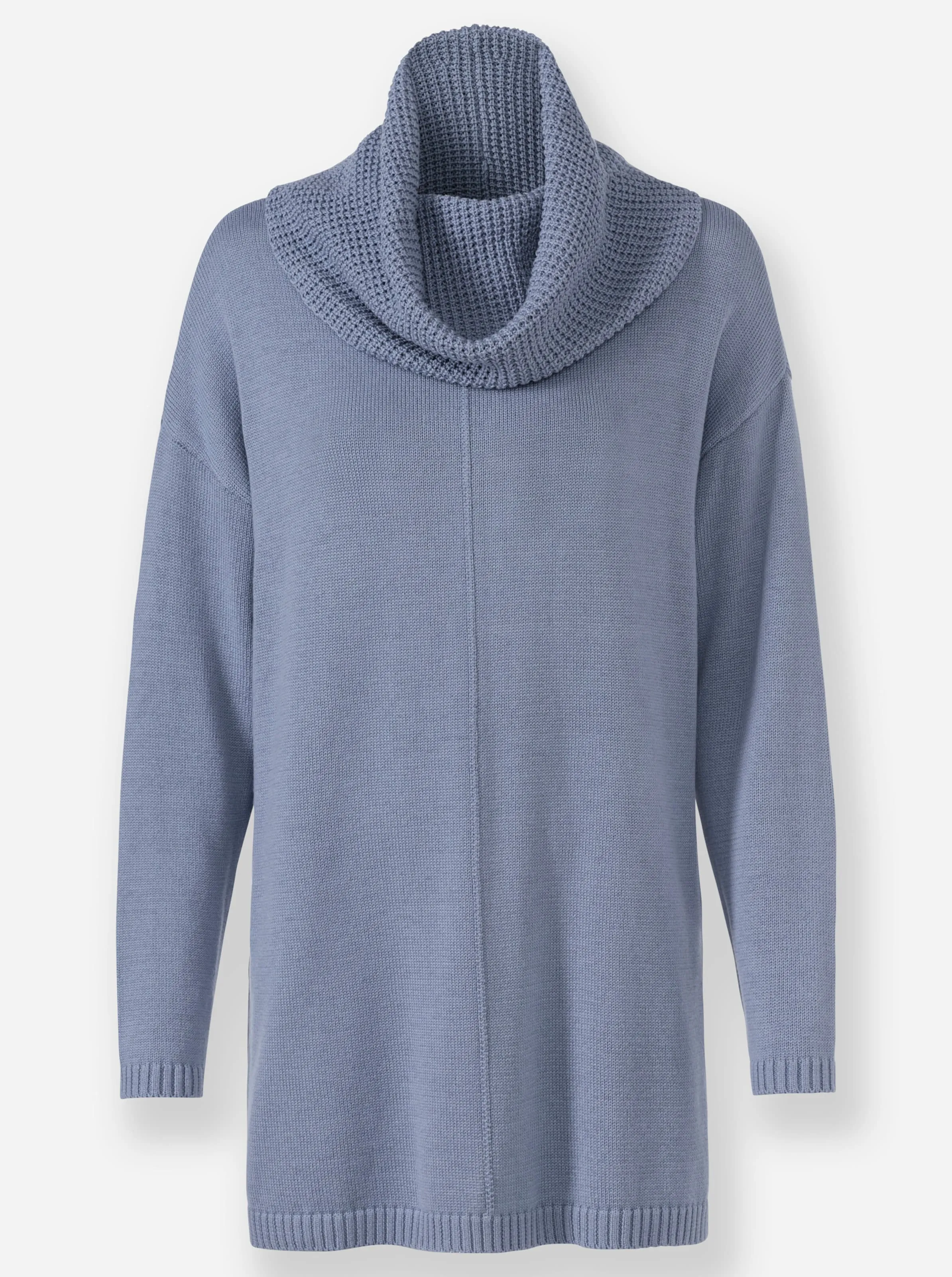 heine Longpullover in taubenblau