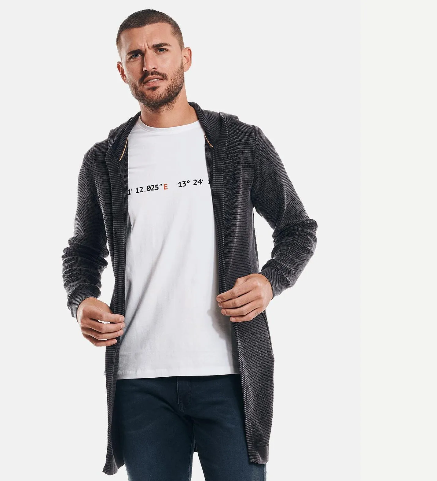 Herren emilio adani Hoodie-Jacke strukturiert in Schwarz kaufen 32293