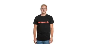 Herren T-Shirt Meatfly Logex, Rot/Schwarz XL