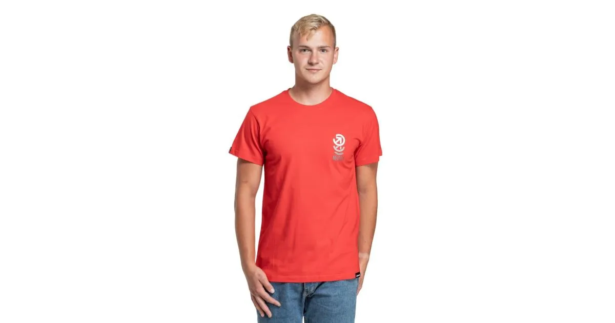 Herren T-Shirt Meatfly Phase, Bright Red M