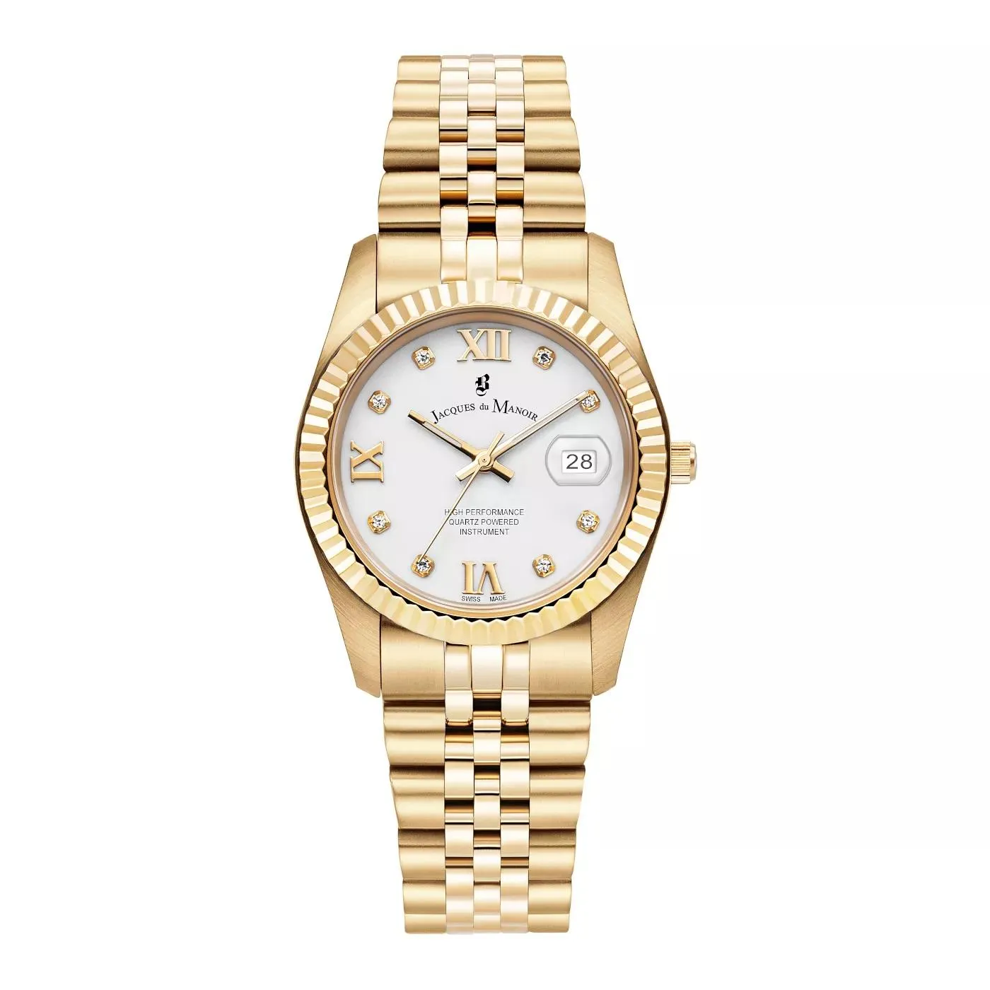   Jacques du Manoir  Jacques du Manoir Inspiration Prestige damen Uhr G Gold farbend  Quarz-Uhr 