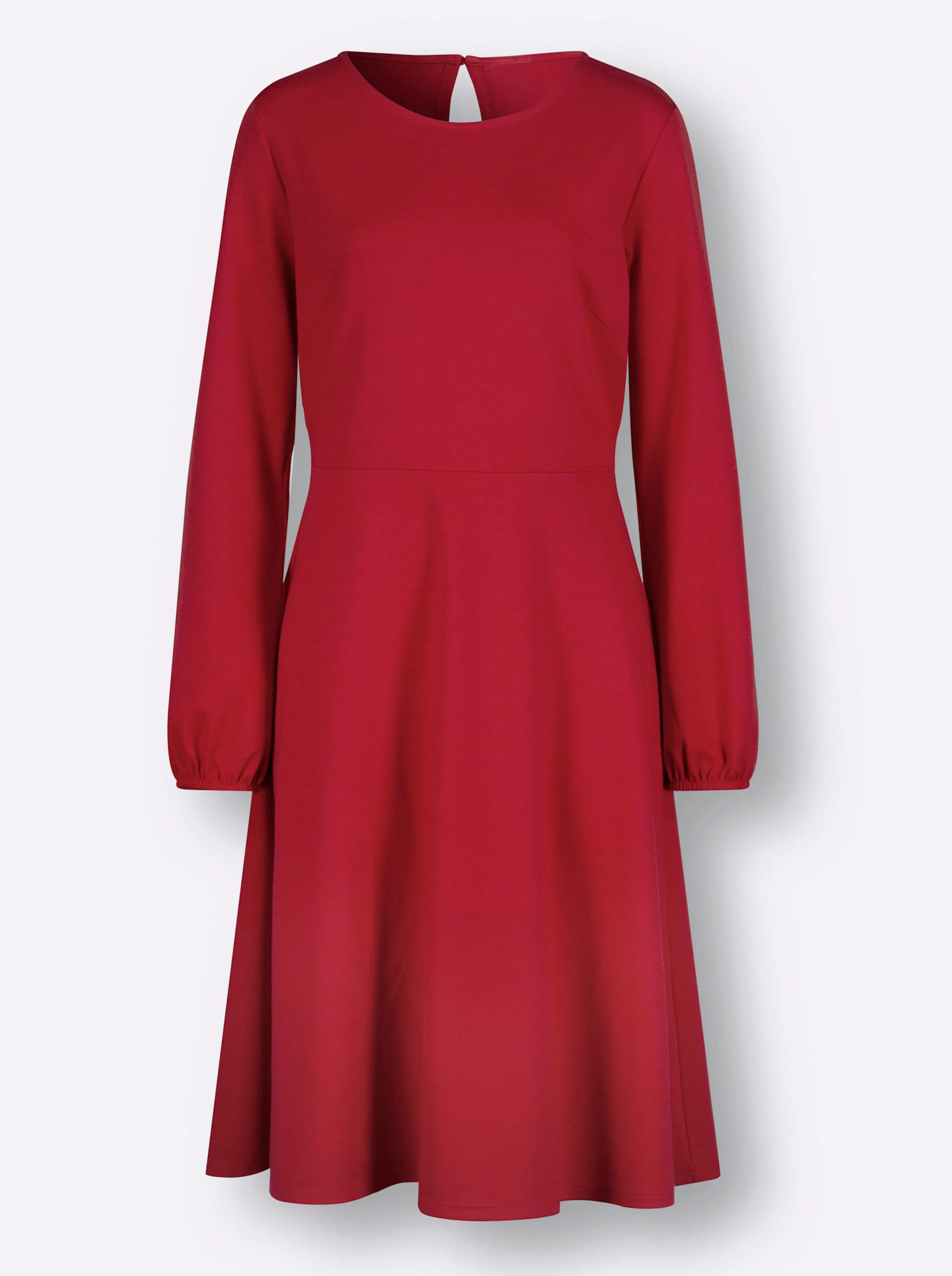 Jerseykleid in rot