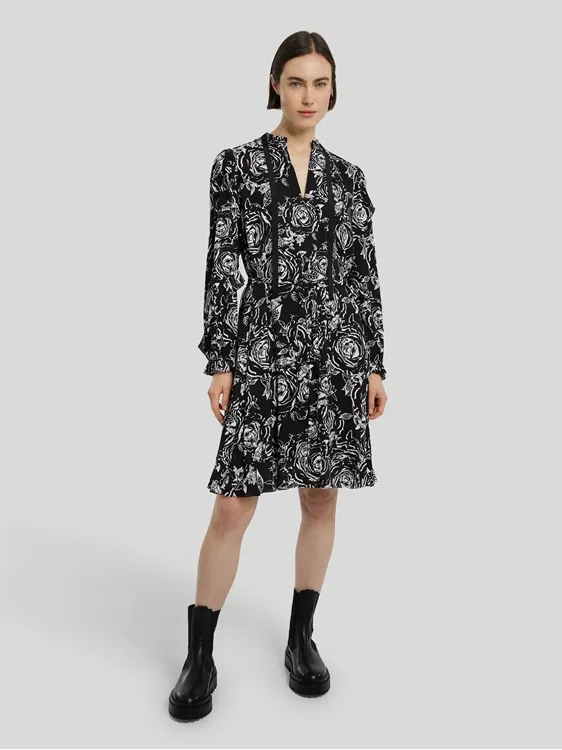 Kleid mit Blumen-Print