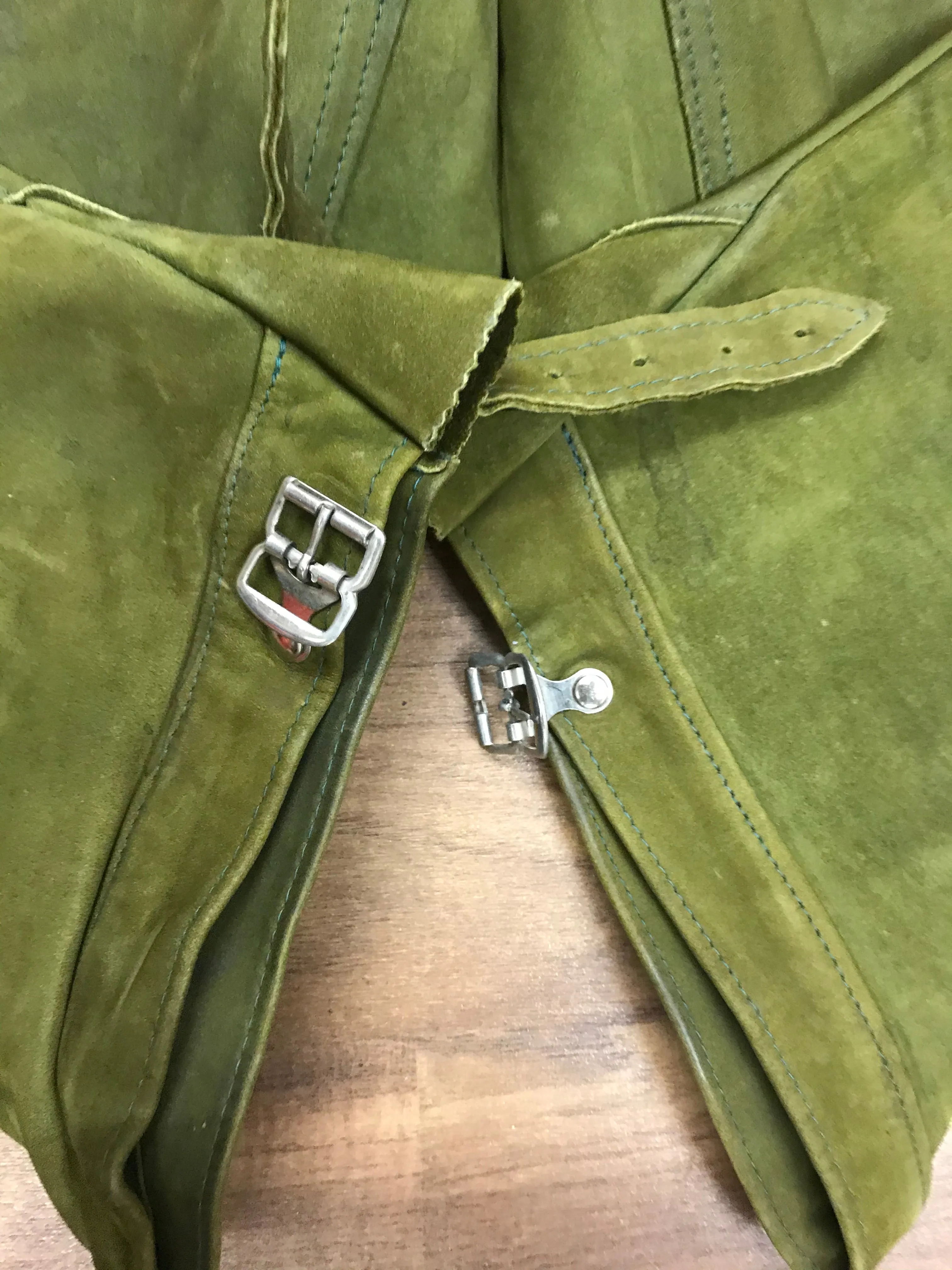 Kniebund Trachten Lederhose speckig, Gr.56