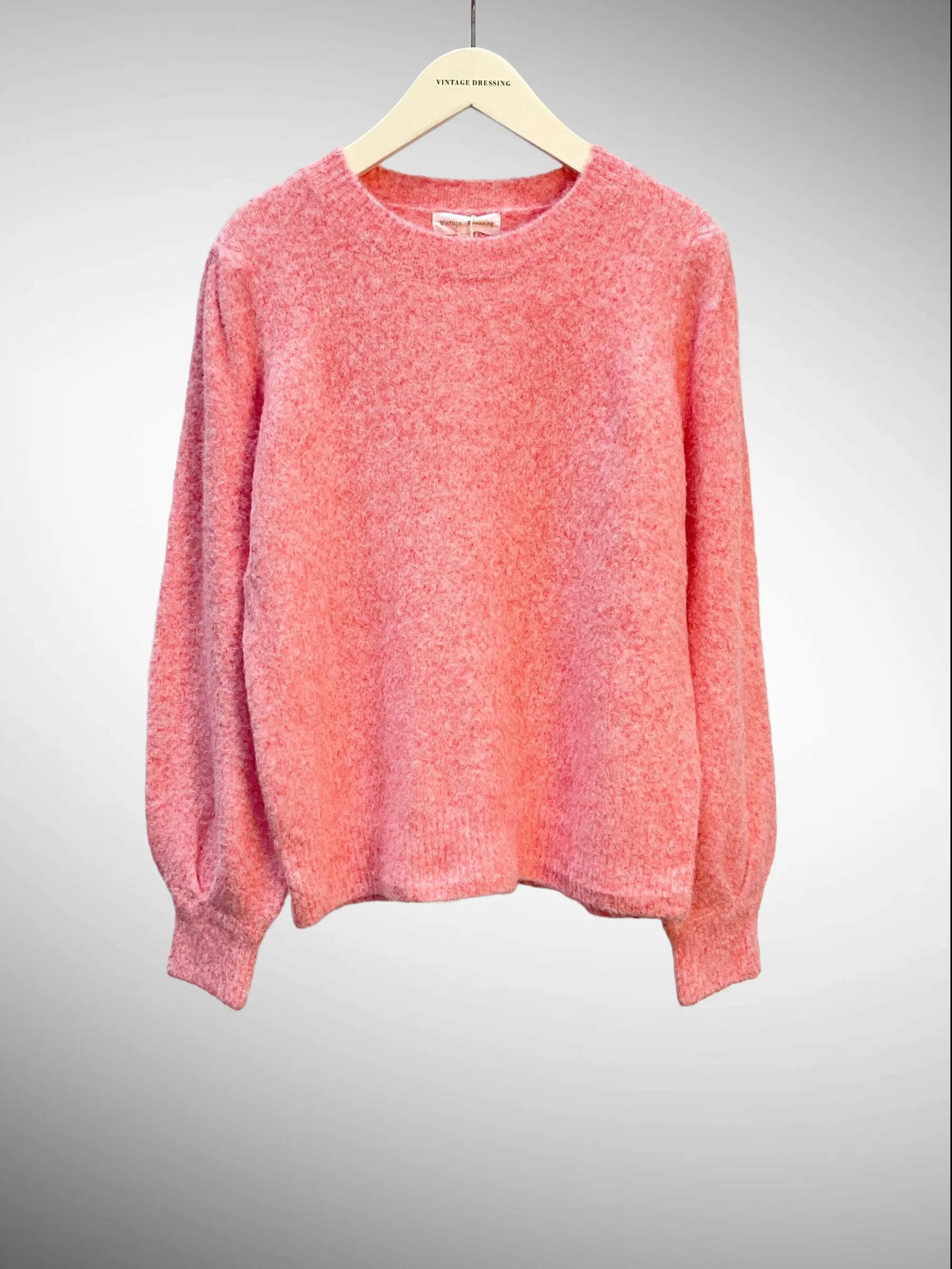 Langarmpullover mit gerafften Details an den Bündchen