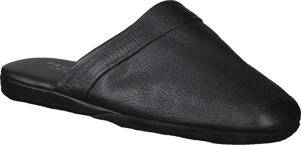 Leder-Hausschuhe für Herren 445001968948 (Schwarz)