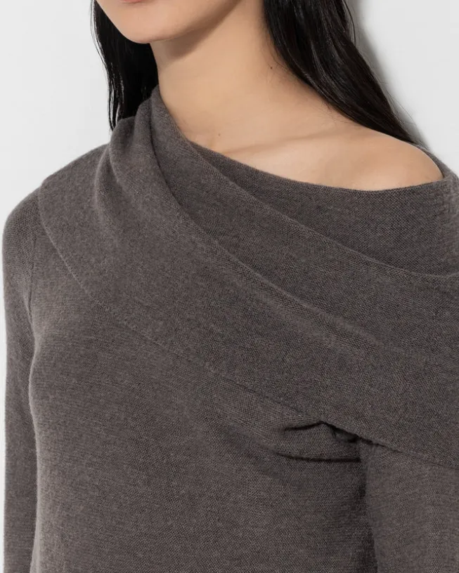 LUISA CERANO Pullover SCHALKRAGEN 