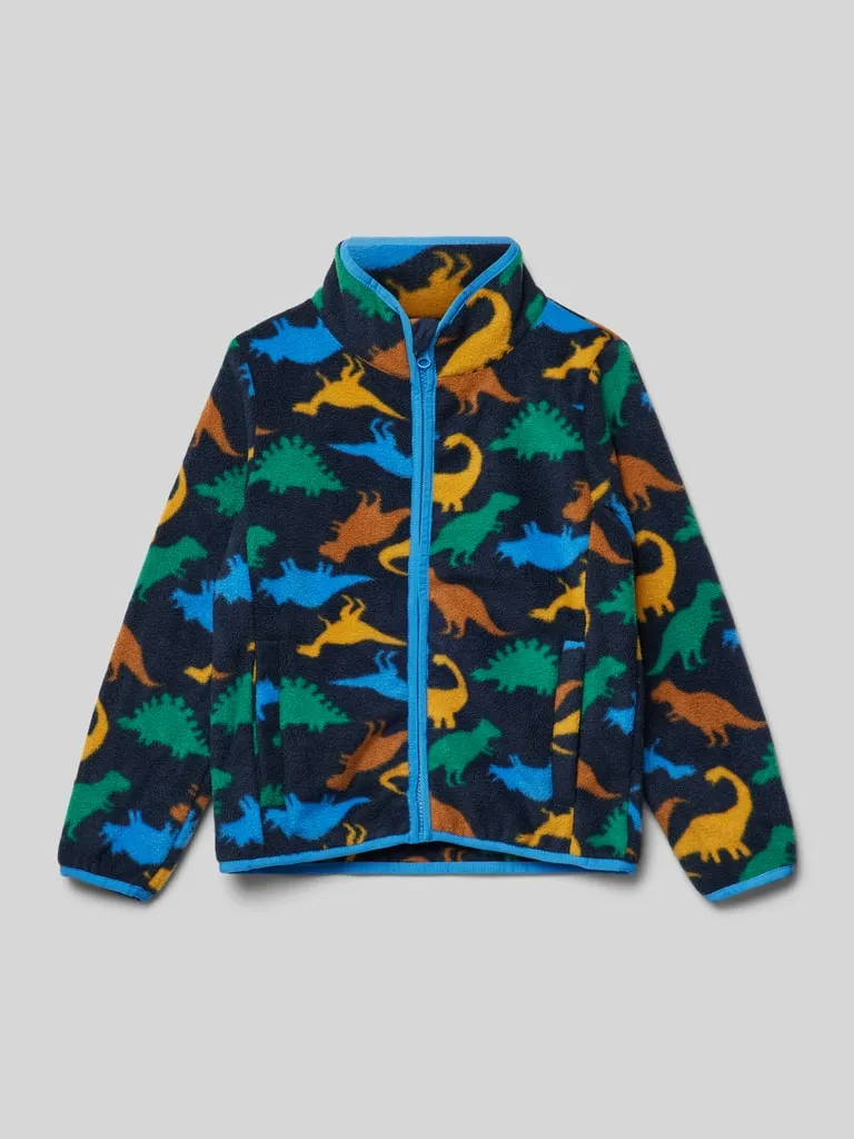 Name It Sweatjacke mit Stehkragen Modell 'MEEKO' (marine) online kaufen