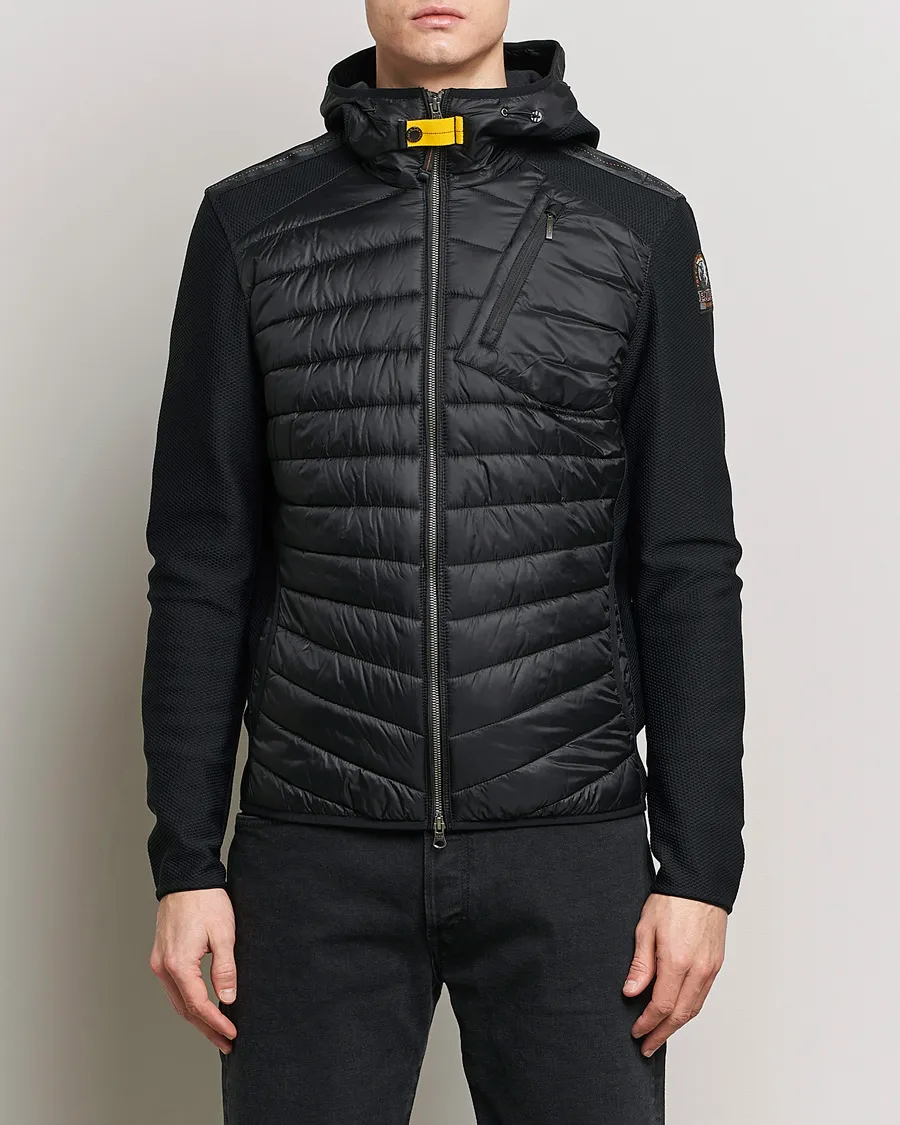 Nolan Hybrid Hooded Jacket Black