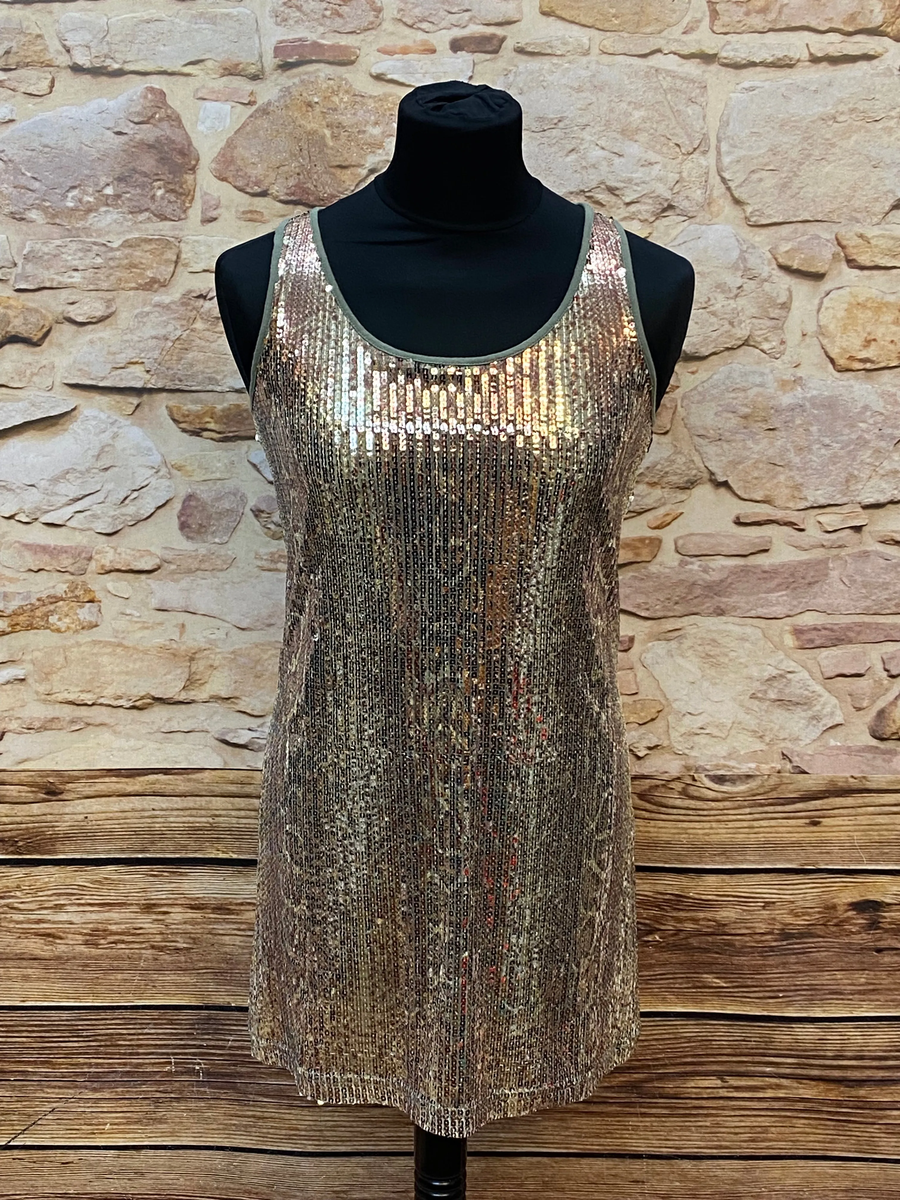 Pailettenkleid Minikleid Damen Gr.S Kleider