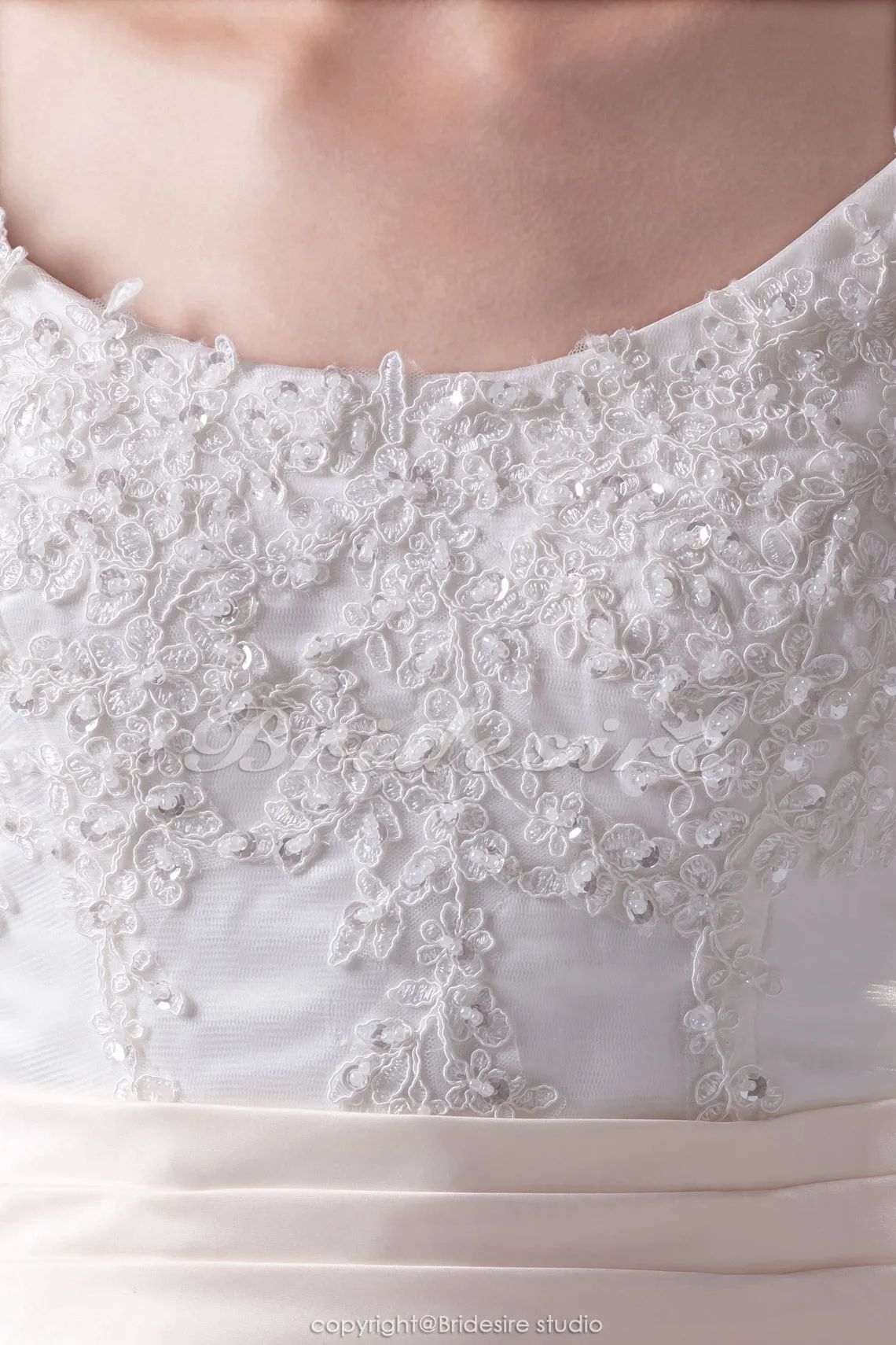Princess-Stil U-Ausschnitt Wadenlang 3/4 Länge Ärmel Tülle Satin Cocktailkleid