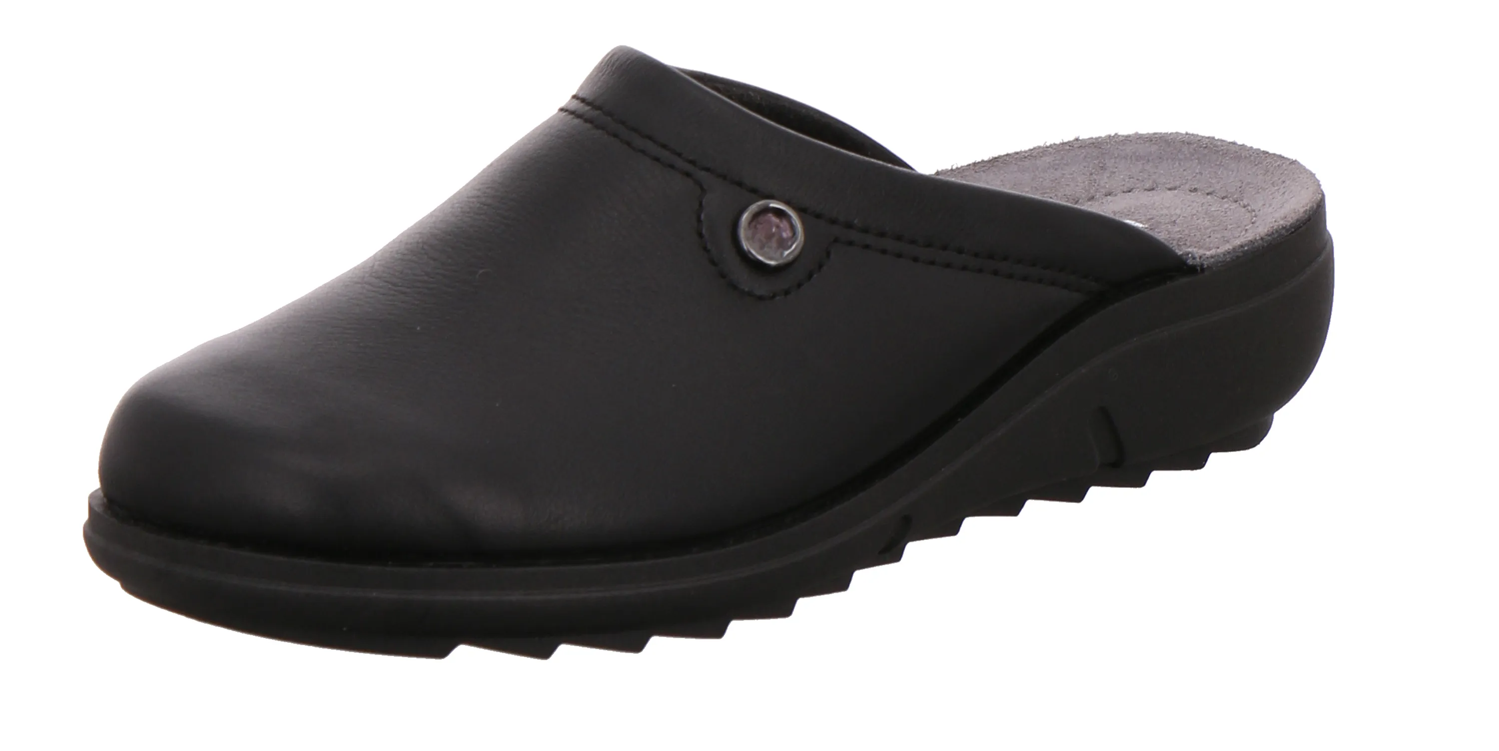 Rohde 2366 Bologna Damen Pantoffeln Hausschuhe Softnappa Weite F 1/2