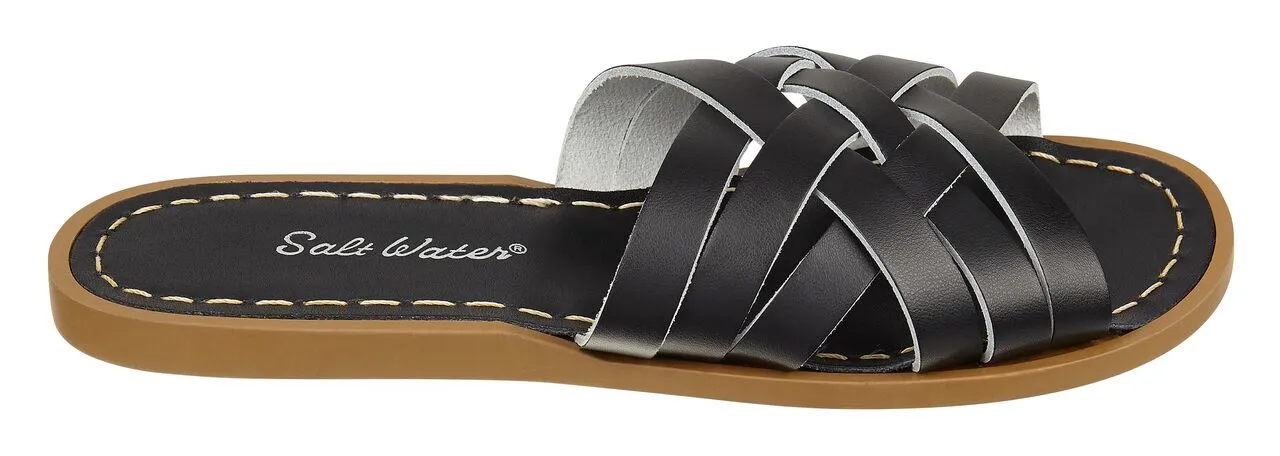Salt Water Adult - Retro Slide Black