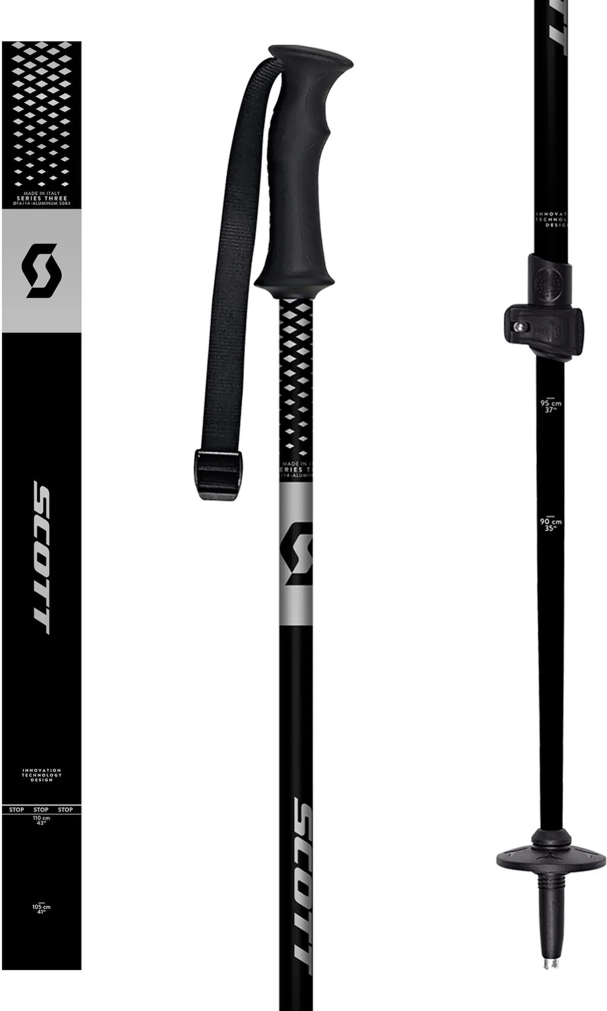Scott Pole Element Adj Jr - Skistöcke