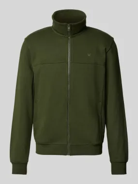 s.Oliver RED LABEL Sweatjacke mit Stehkragen (oliv) online kaufen