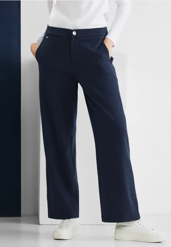 Street One Casual Fit Jacquard Hose 