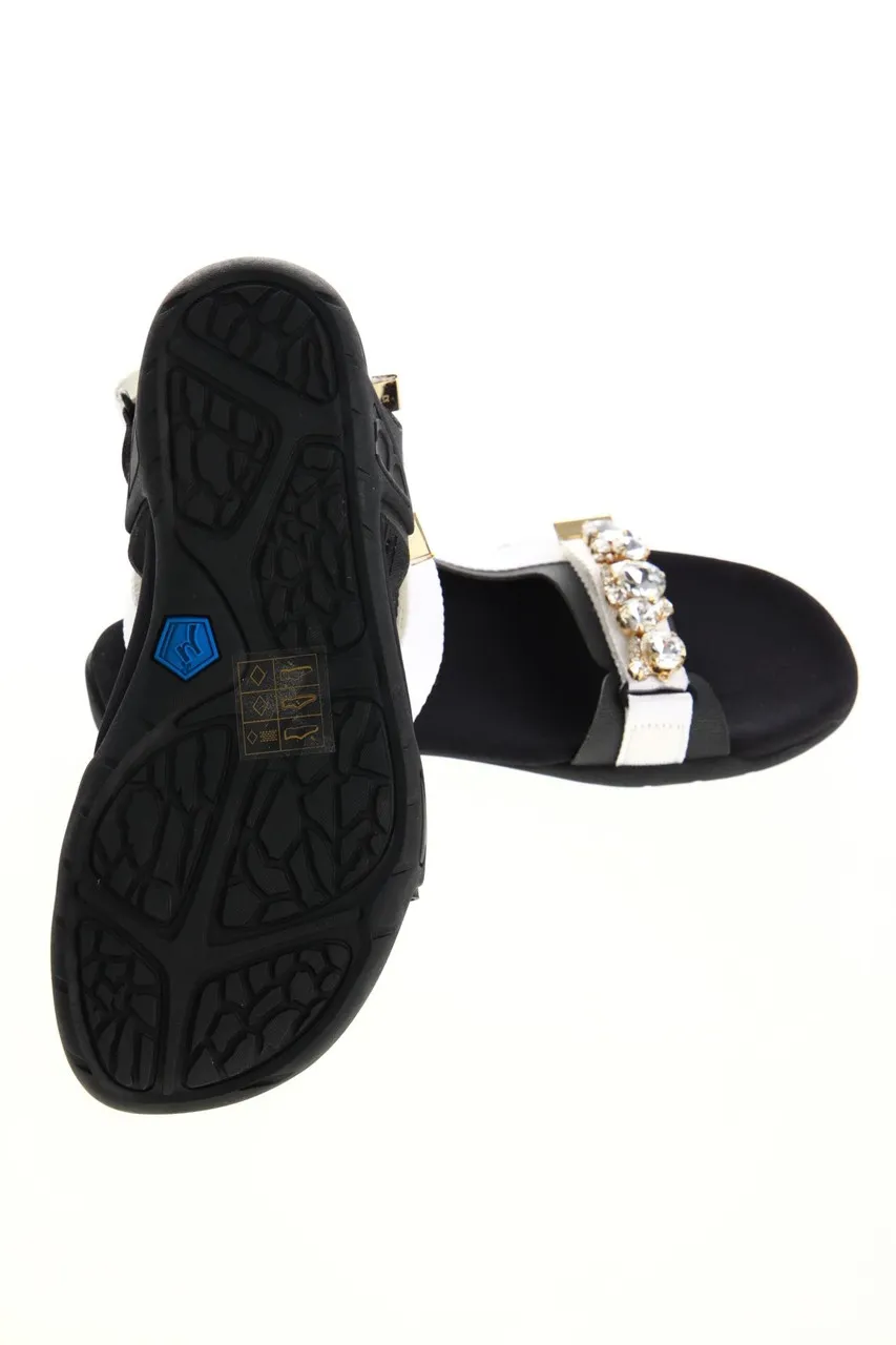 SUECOMMA BONNIE - Sandalen mit Schmuckstein-Applikation