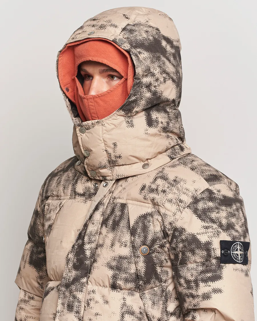 Thermo Sensitive Camo Down Jacket Dove Grey
