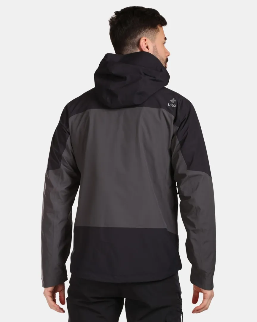 Wasserdichte Herren-Hardshelljacke Kilpi MAMBA-M dunkelgrau XL