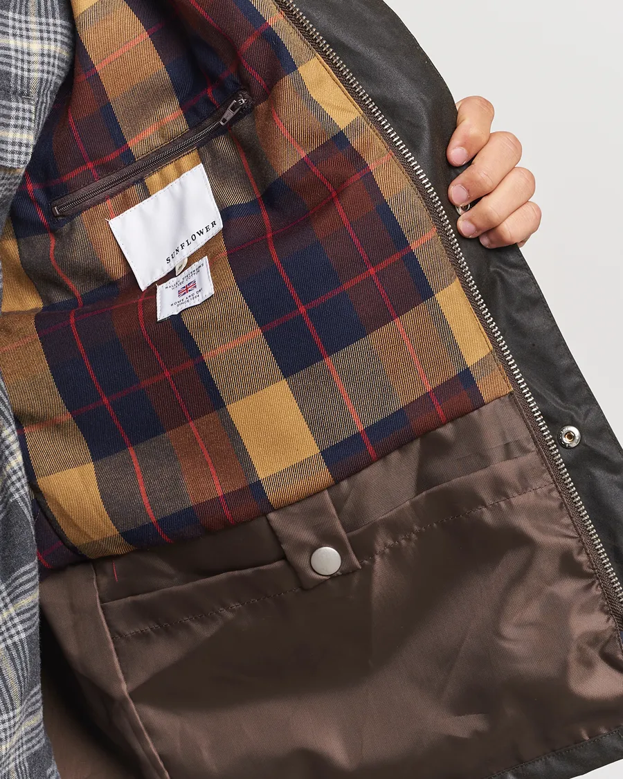Waxed Leisure Jacket Olive