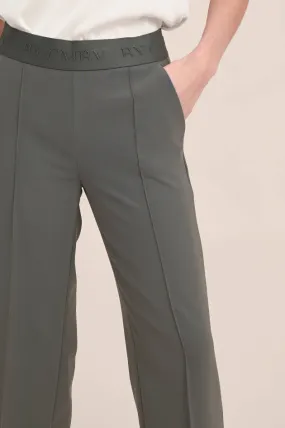 Weite Hose in Taupe