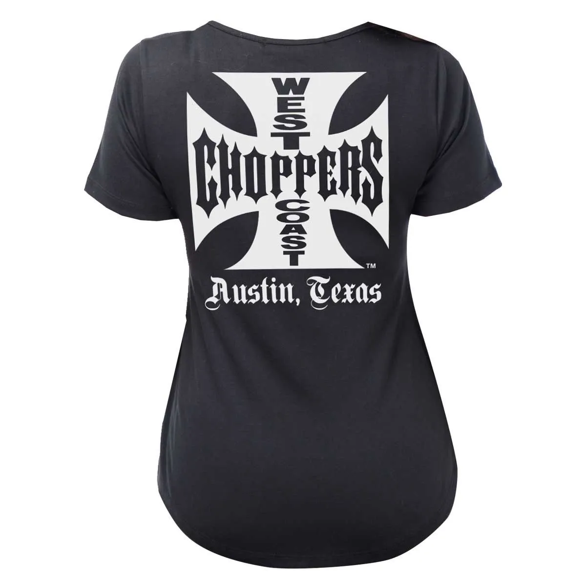 West Coast Choppers Damen T-Shirt Addo schwarz